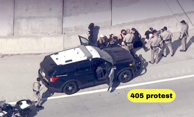 405 protest